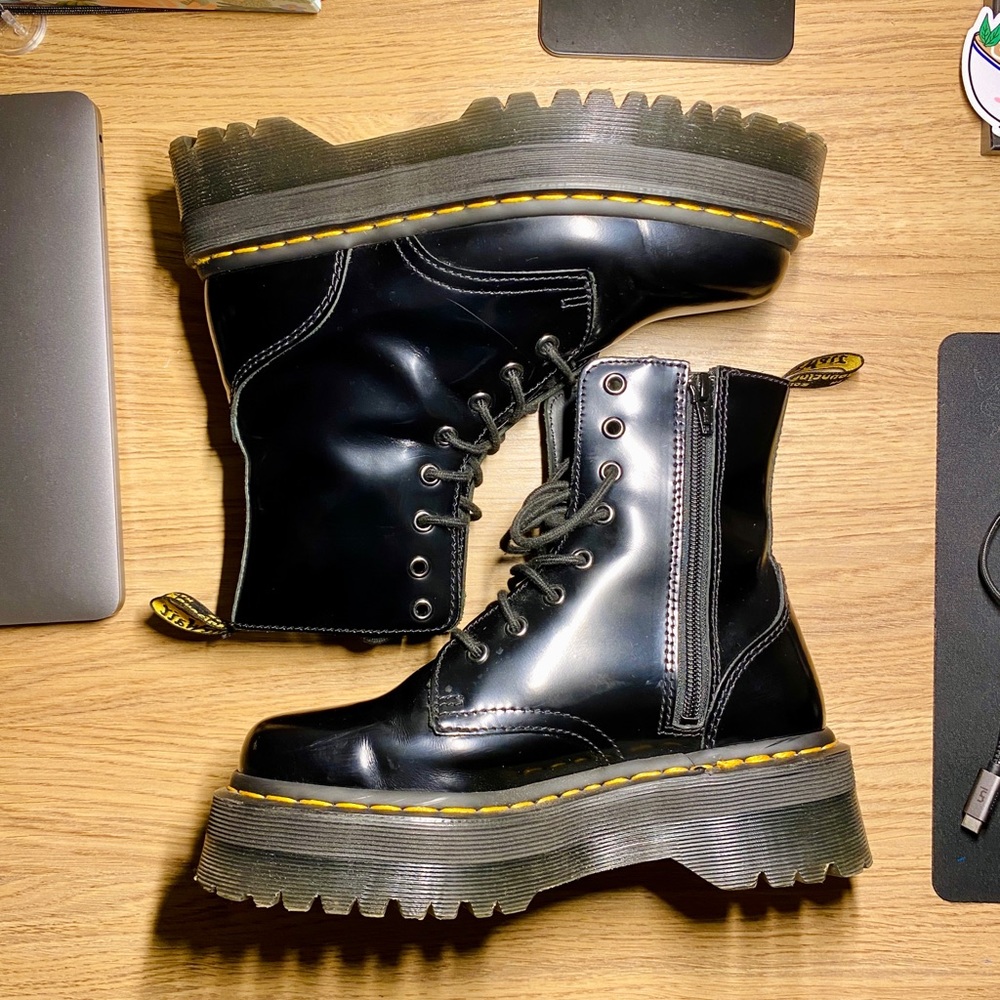 Dr. Martens Jadon 8-Eye Platform Boots